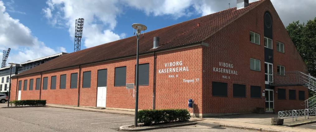 Fodboldbane med bander, indendørs