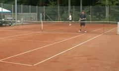 Tennisbane, grus