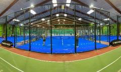 Padelbane, indendørs, double